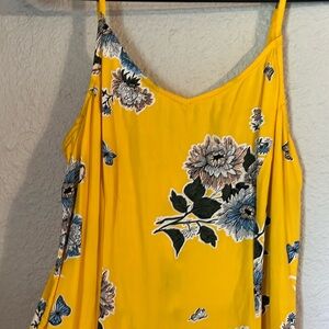 Zip back yellow sundress